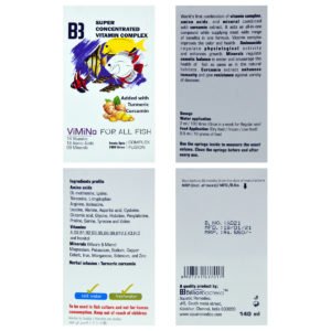 Billion Bacteria By Aquatic Remedies ViMiNo For All Fish 140ml 2