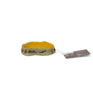 REPTIZOO Reptile Food & Water Dish | Natural Resin Feeding Bowl for Terrariums 2